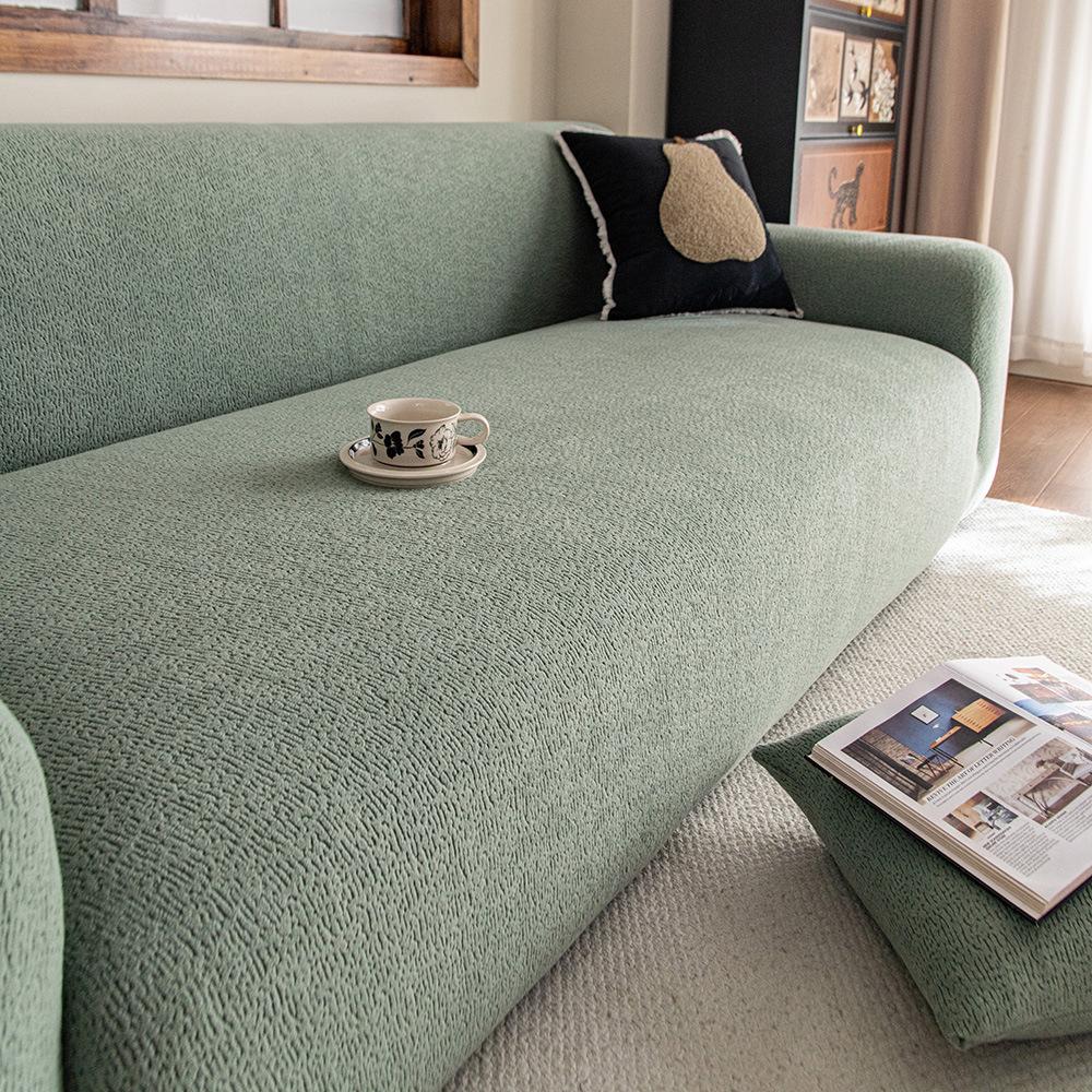New All Season Universal Sofa Cover All Inclusive Universal Cover Straight Line Anti Slip Protective Cover To Prevent Cat Scratches