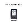 Genuine Leather Auto Key Fob Cover Case Housing Key Ring Fit For Honda Acura Rlx Rdx Mdx Ilx Tlx Cdx Auto Key Fob Auto Accessories With 4 Bottons