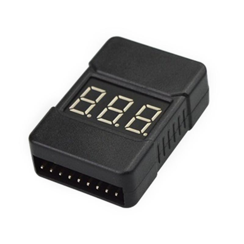 1-8S Liion/Fe Battery Voltages Tester Low Voltages Buzzers Alarm Checkers for Vehicles & Remote Controls Toys