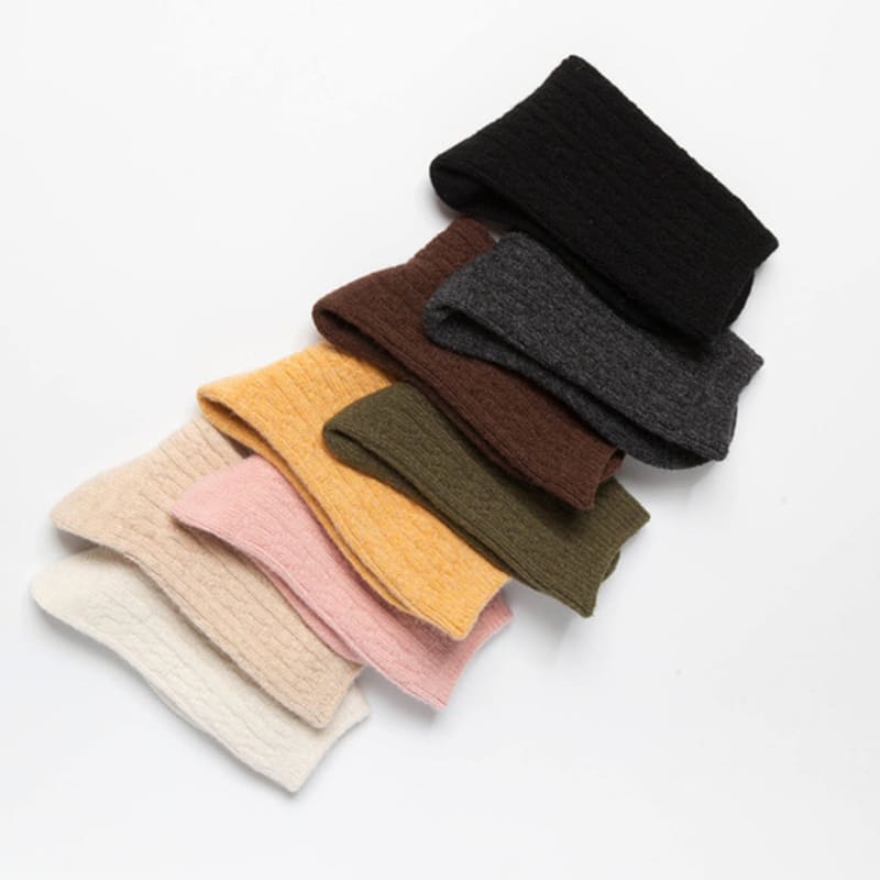 Biarritz Socks Retro Premium High-Content Wool Socks 8 Colors