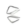2022 Tiguan PA Fog Light Frame: Front Bumper Low Trim with Bright Strip (No Hole)