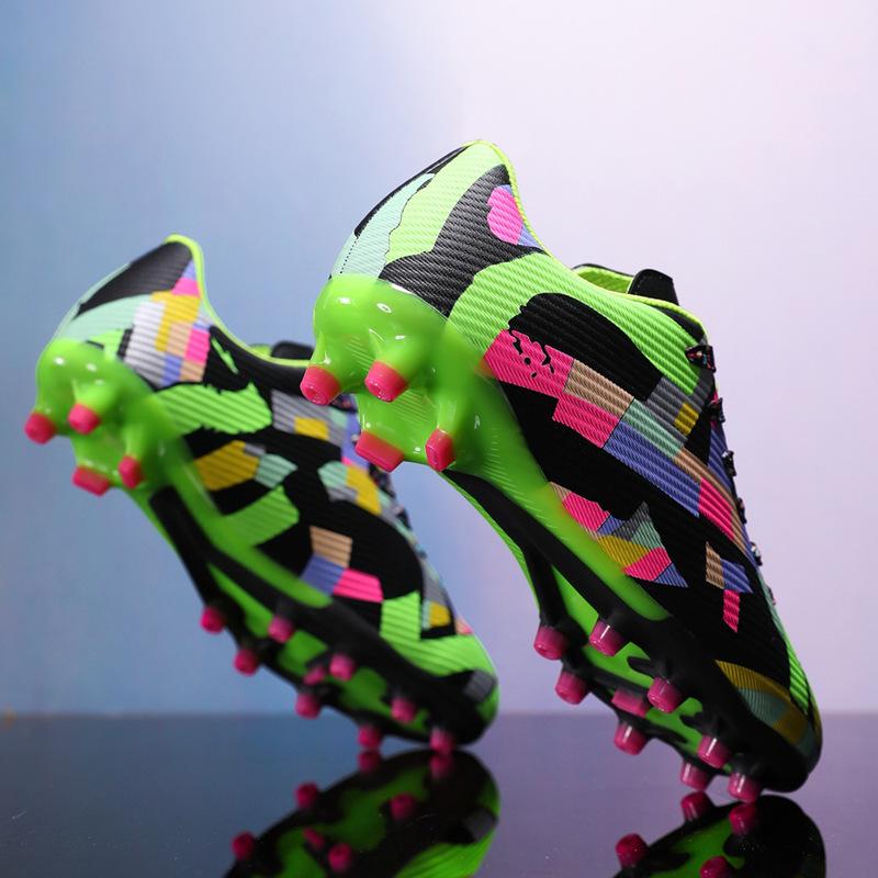 Football Shoes Boys Broken Nails Spikes Male Female Adult Students High Top Grass Competition Training Shoes