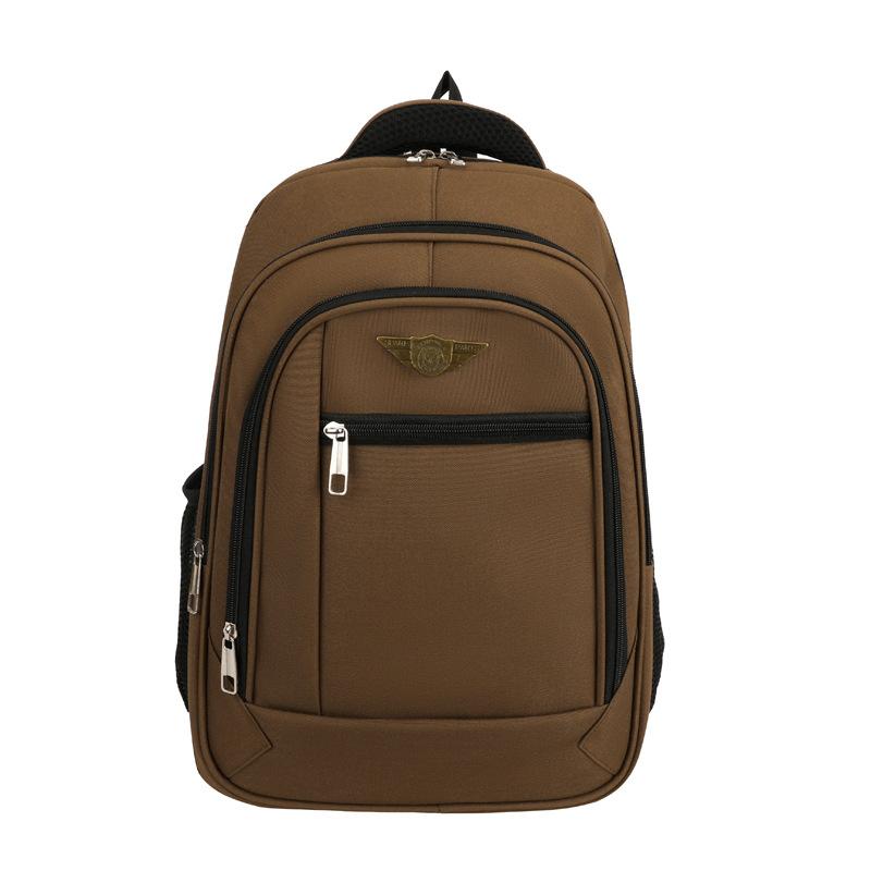 Schoolbag Business Travel Backpack Men's Simple Commuter Casual Large Capacity Backpack Premium College Student School Bag
