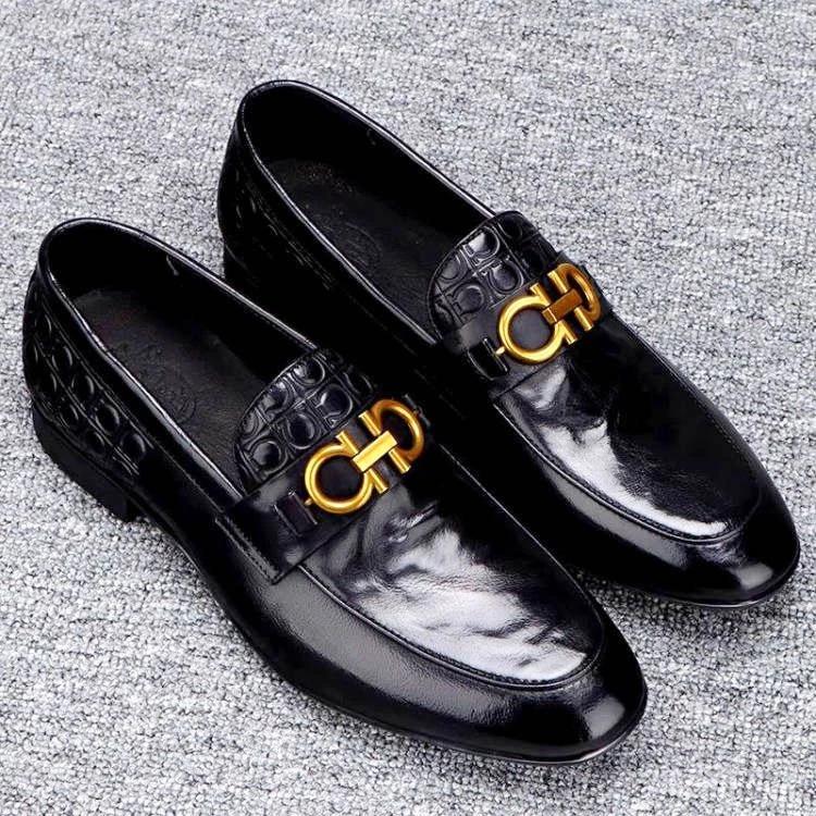 Men's Autumn Business Formal Leather Loafers - Korean Style, Breathable, Comfortable, All-Match