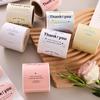 120-200Sheets/Roll Thank You Stickers DIY Decor Labels for Cake Bakery Baking Decoration Self-adhesive Label Gift Wrap Sticker