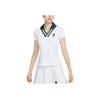 Nike Fashionable Comfortable Short Sleeve Polo Shirt Women Tops White FZ0277-100