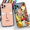 One P-Punch Man Saitama For Iphone 17 Air 16 Pro Max 15 14 13 Full Cover Anti-Shock  MagSafe Cover