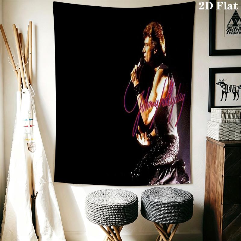 Live Aid Legendary Concert Collage Tapestry Background Cloth Fashion Print Home Decor Wall Covering Decoration Wall Decoration
