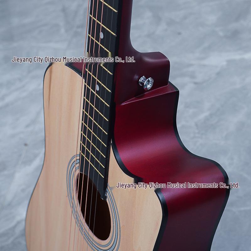 Chitarra Folk Cutaway da 38 pollici per Esercitazione Principianti - Entry-Level, Modello Popolare