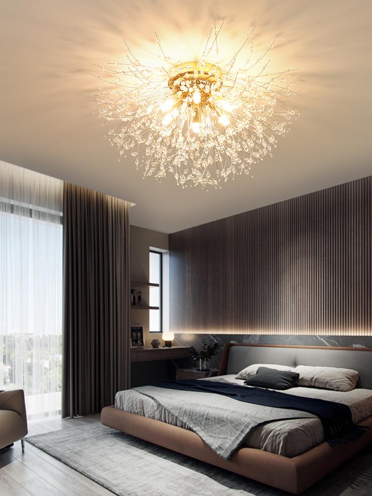 Xiaomi Dandelion Crystal Chandelier Nordic Modern Living Room Dining Room Bedroom Ceiling Light Room Light Fireball Decorative Light