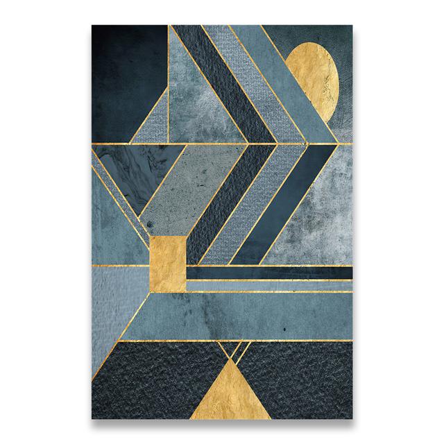 Nordic Abstract Geometry Home Decoration Nordic Canvas Painting Wall Art Luxury Art Decoration Poster