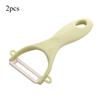 2 Pezzi Utensili da Cucina Pelapatate Domestico Gadget da Cucina Coltello per Sbucciare Melone Multifunzionale Coltello da Sbucciare in Ceramica Pelapatate Domestico