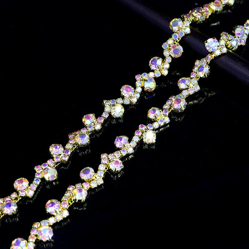 Chain DIY Drill Chain, Clothing Accessories, Hand Sewn Drill Claw Chain, Accessories, Rhinestone Chain