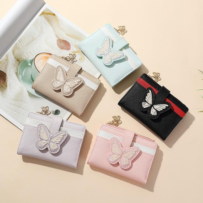 Wallet Student Female Wallet New Small Wallet Short Women's Change Bag Wallet Women's Premium Sense