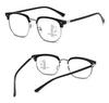 Progressive Multifocal Reading Glasses That Are Resistant To Strong Sunlight and Harmful and Do Not Change Color Under Artificial Light or Indoors