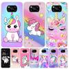 Pink Unicorn Rainbow Case Phone Cover for Xiaomi Redmi Note 10 9 9S 8 8T 7 5 Pro Mi 12T 11T 10T 9T 12 11 Lite A3 A2 Trend Fundas