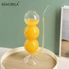 KEMORELA 1pc Unique Champagne Glasses INS Novelty Cocktail Design for Bars Pubs Clubs Restaurants