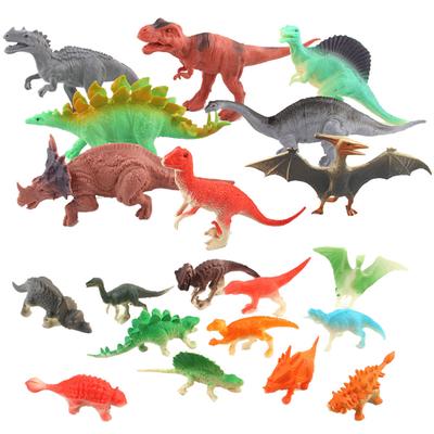 20 Pieces Dinosaur Toy Jungle Dinosaur Toy Set For Boy Girl