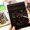 STONEGO Colorful Graffiti Book Creative Color DIY Coil Scratch Painting Sketch Book Painting Book Children Scratch Painting Book