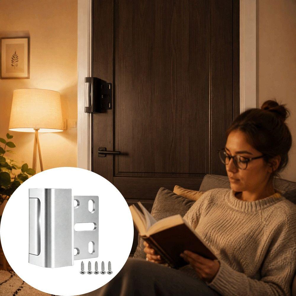 Easy to Install Door Lock Aluminum Zinc Zinc Alloy Childproof Door Lock Night Lock  Inward Swinging Door