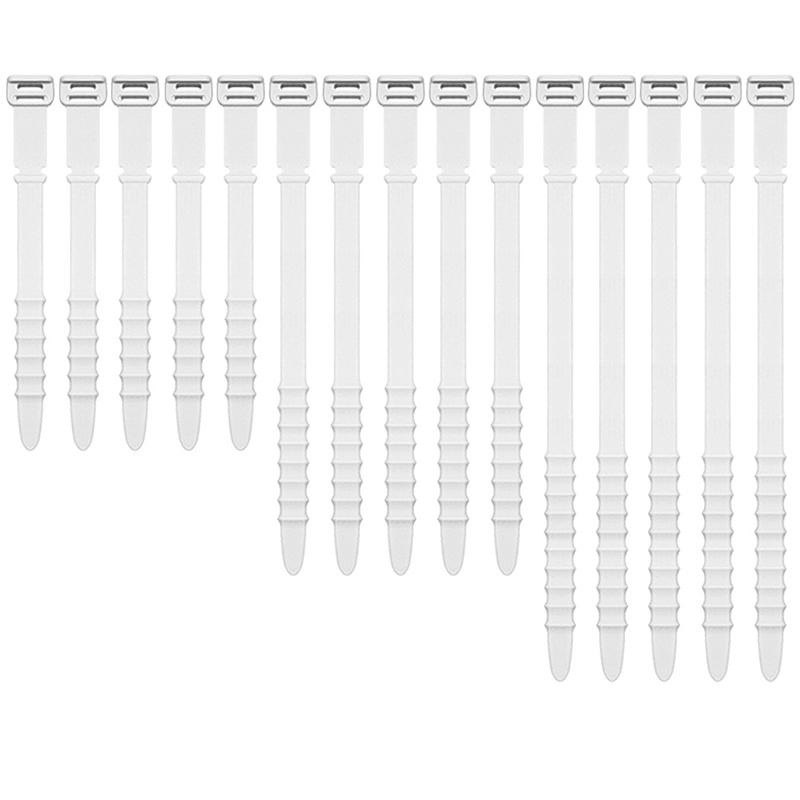 5Pcs Kabelbinder Draht Veranstalter Riemen Mehrzweck Wiederverwendbare Silikon Computer Verschluss Home Office Für Kopfhörer Elastische