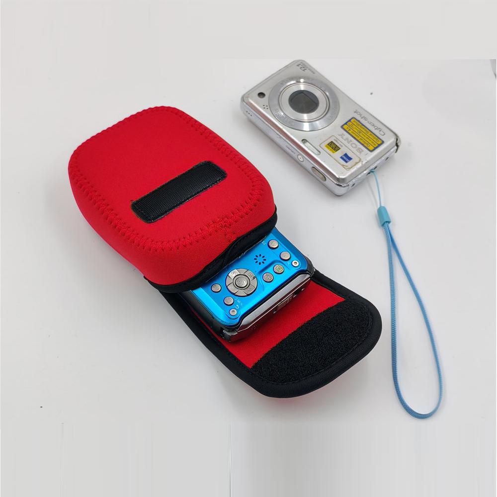 Neoprén Fényképezőgép Táska tok Canon SX740HS SX730HS SX720 G7X2 G7X3 Sony ZV1F ZV1 ZV1II RX100 RICOH GR GRII GRIII Lumix LX10 készülékekhez