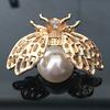 1Pc Cute Bee Faux Pearl Metal Women Shoe Clip Decor Girls Shoes Clip Buckle