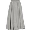 2025 Summer A-Line Petal Mid-Length Skirt