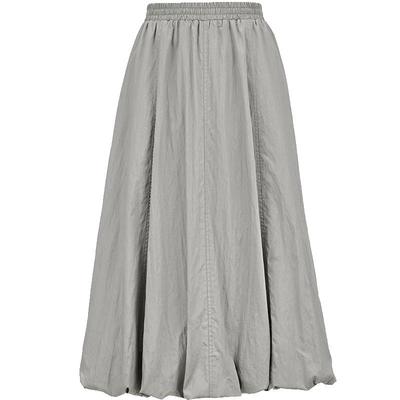2025 Summer A-Line Petal Mid-Length Skirt