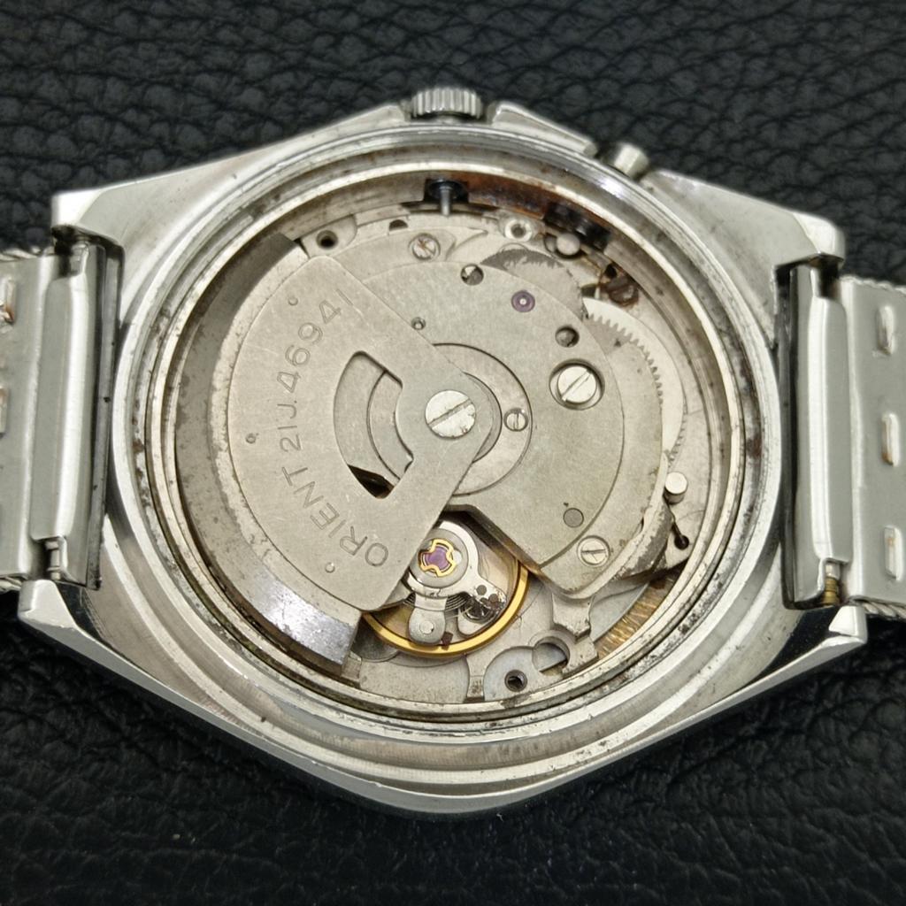 AUTOMATIC VINTAGE ORIENT AAA CRYSTAL JAPAN MENS ORIGINAL DIAL WATCH a706922-1