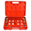 Universal A/C Leak Testing Detector Tool / Flush Fitting Adapter Kit  Fit for 98% Vehicles for A/C System Repair Tool