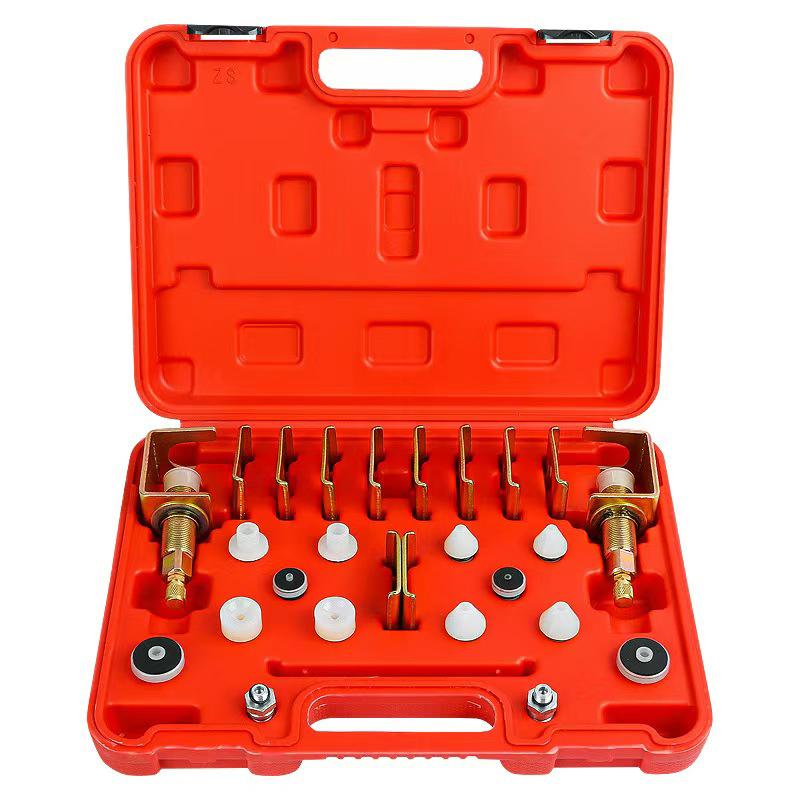 Universal A/C Leak Testing Detector Tool / Flush Fitting Adapter Kit Fit for 98% Vehicles for A/C System Repair Tool