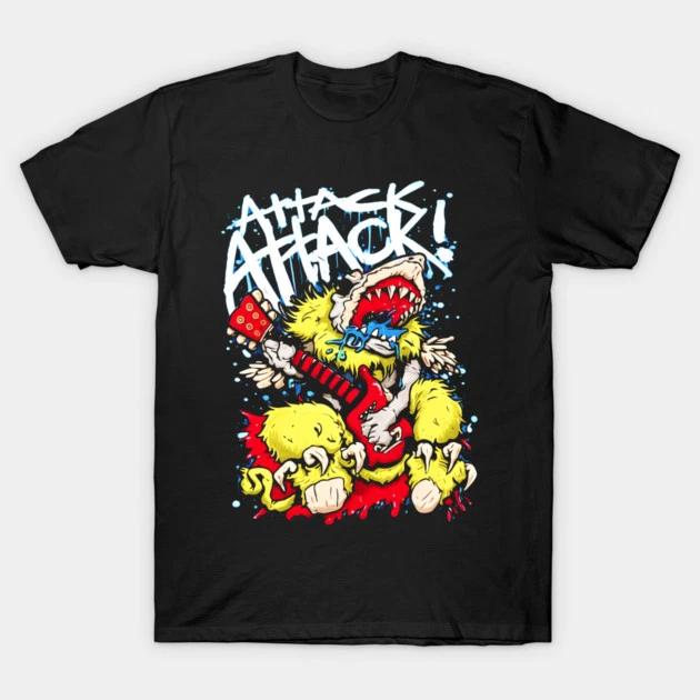Attack Attack Metalcore Music Fan T-Shirt Band Merch Graphic Tee S-5XL M