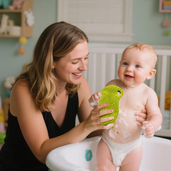 1/5Pcs Reusable Bath Scrubber Efficient Exfoliating Sponge Universal Compatibility All Skin Types Dead Skin Remover