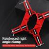 1pc/4pcs 90 Degree Angle Clamps Carpentry Frame DIY Glass Clamps Angle Clamps Hand Tools Degree Toggle Clamps for Woodworking