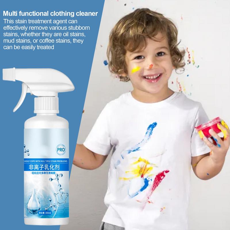 Stain Cleaner 300ml Clothing Stubborn Stain Cleaner Suitable for Oil Removal and Laundry Cleaning and Fragrance Enhancement