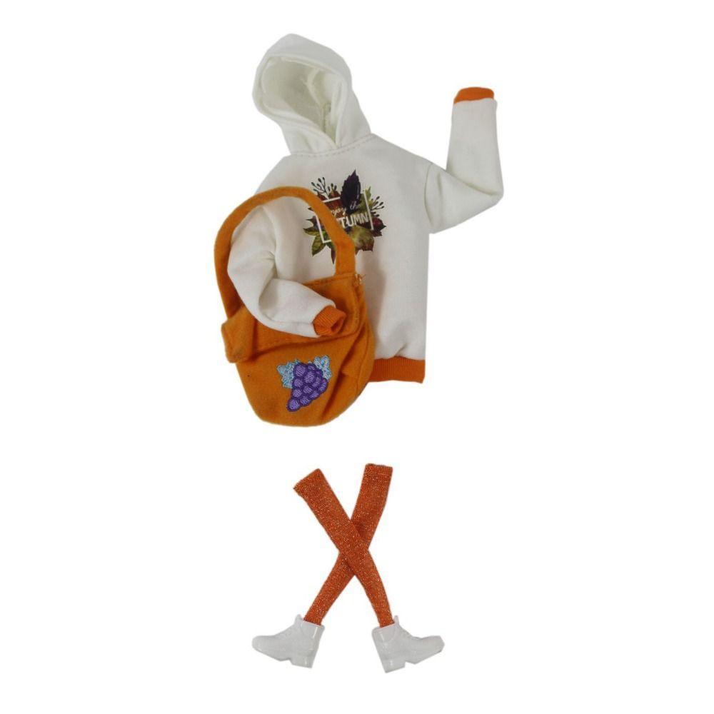 Handmade Plush Coat Pants Fashion Doll Pants Bags High Quality 1/6 Doll Clothes  29~32cm Doll