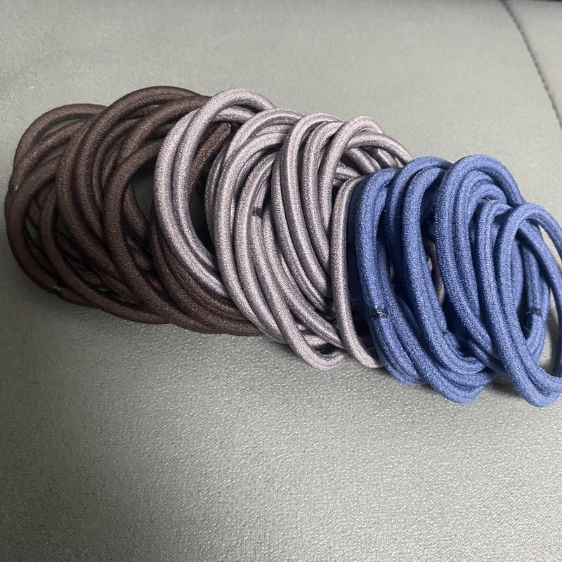 30 ks/sada Vysoce elastické černé gumičky do vlasů pro ženy držák na culík gumičky do vlasů dívky 4 mm Scrunchies čelenky doplňky