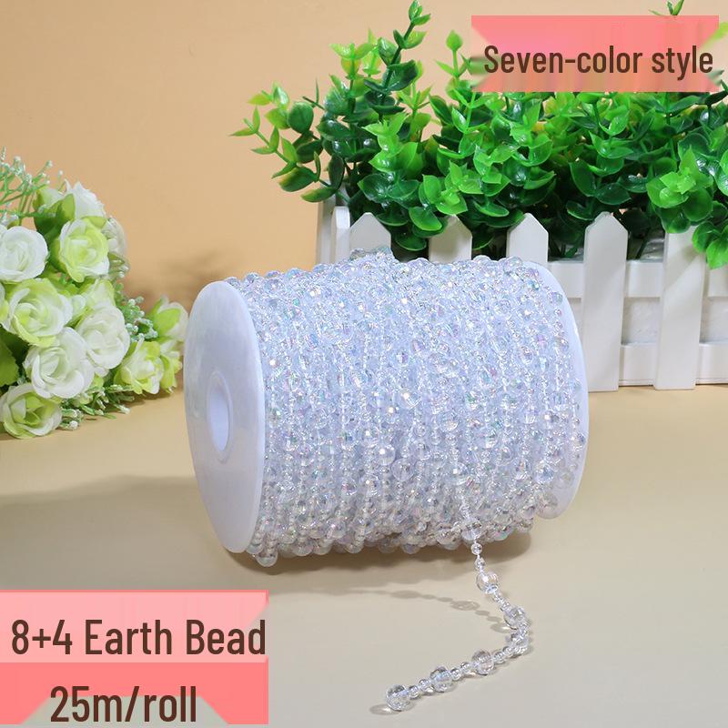 Acrylic Beaded Curtain for Weddings, Aisle Runners, Stage Decor, and Christmas Trees