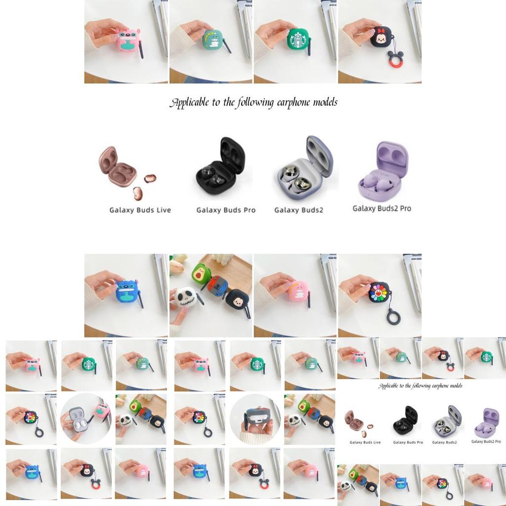 Cute Cartoon Tpu Earphone Case Compatible With Samsung Buds2 Pro Live Minnie And Mickey