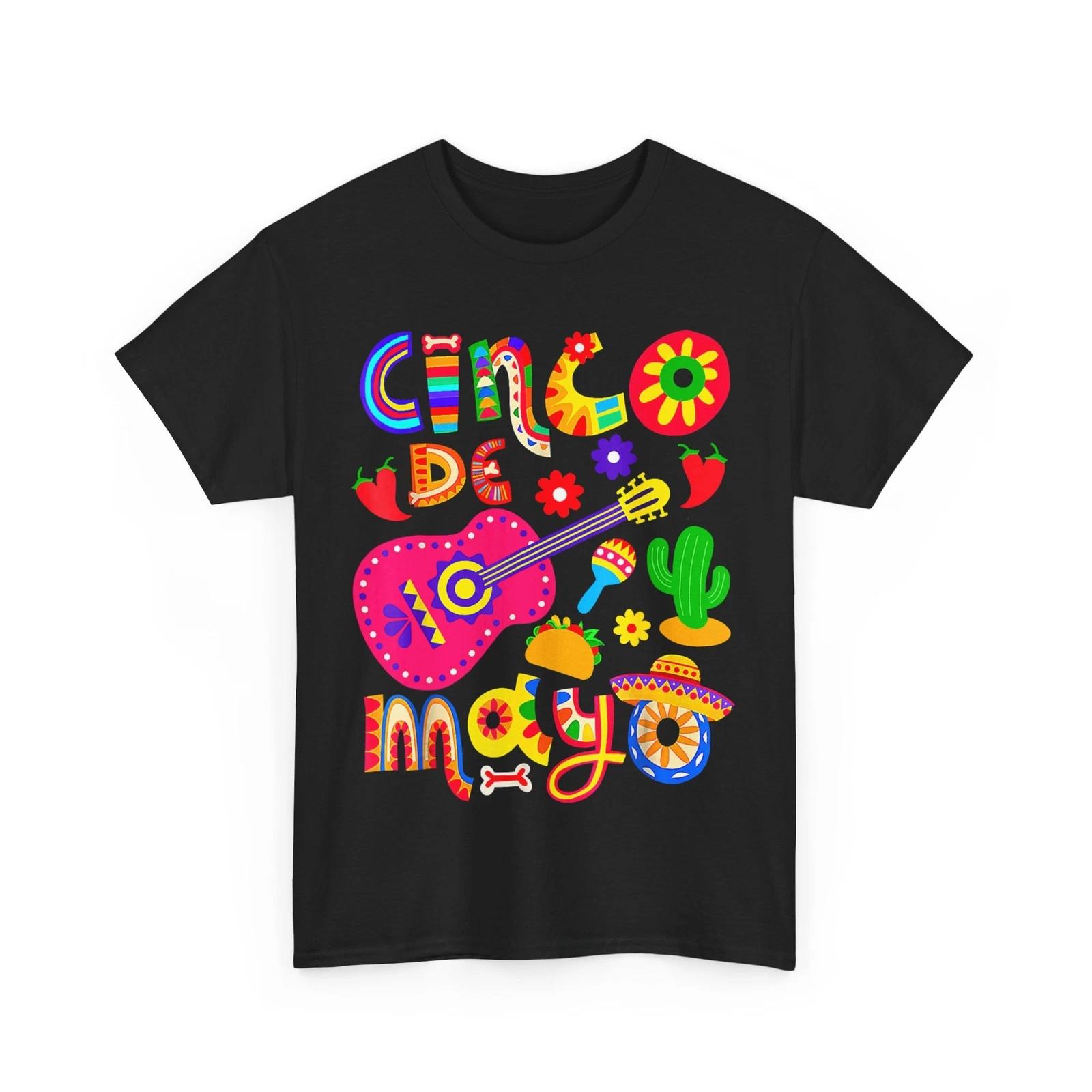 Cinco De Mayo T-Shirt, Mexican Fiesta 5 De Mayo Women Men Shirt L