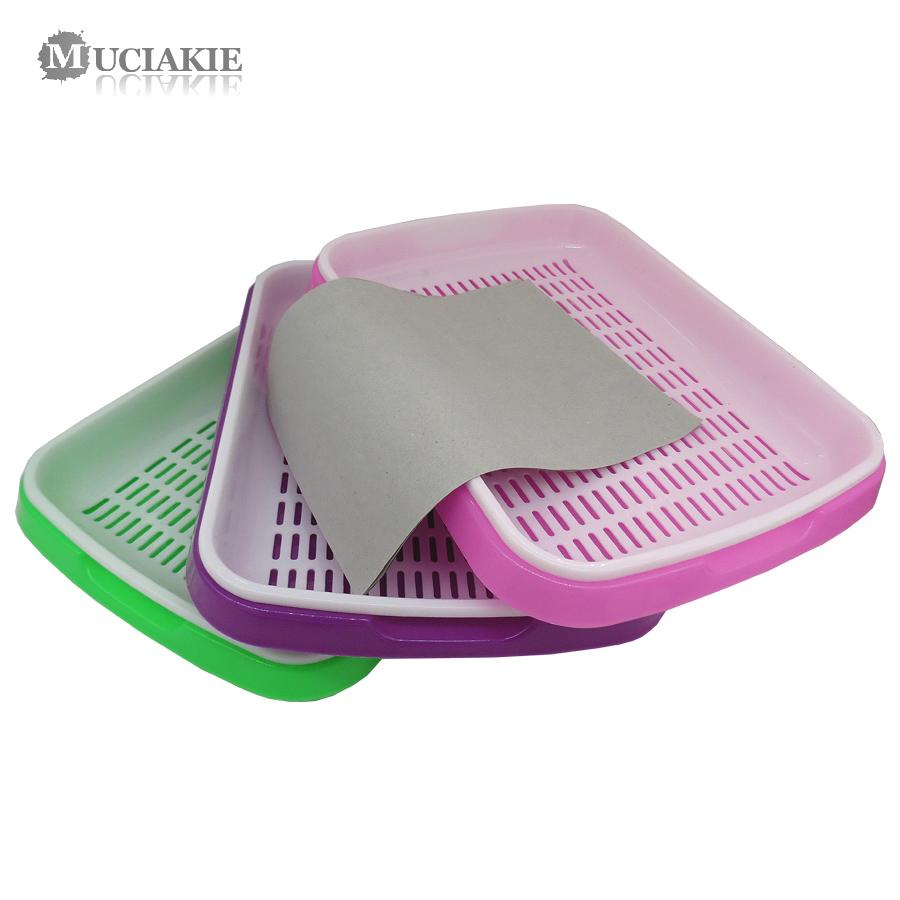 

1 ЛОТ Тарелка для ростков фасоли Поднос для рассады Двойные слои Посадочные тарелки Выращивание рассады пшеницы Горшки для рассады Домашний сад