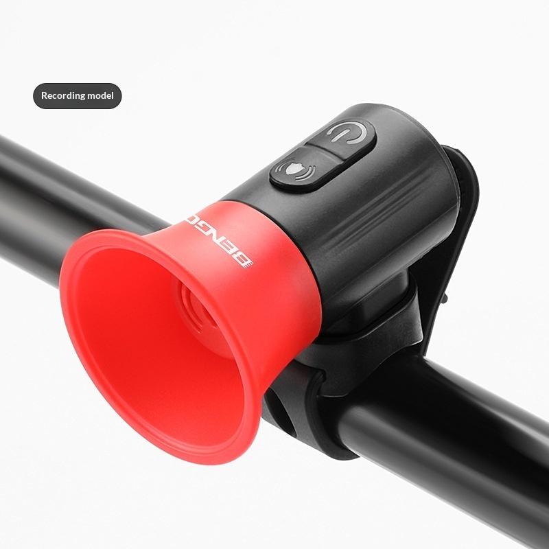 1Piece Bicycle Electronic Horn Loud Warning Sound Waterproof Suitable For Road And Mountain Bike