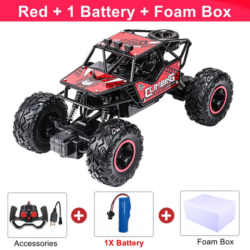 

Машина на радиоуправлении с разноцветными огнями, внедорожник для бездорожья, электромобиль, RC грузовик, багги, игрушка, подарок для детей