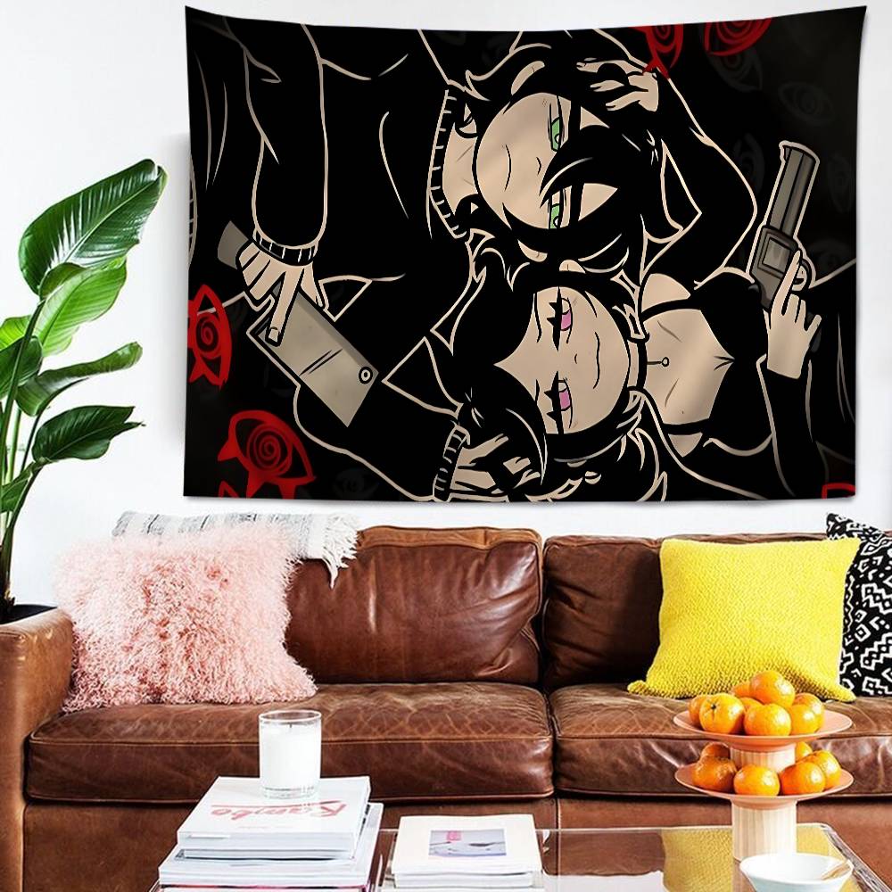 The Coffin Of Andy And Leyley Game Printed Large Wall Tapestry Wall Hanging Decoration Household Decor Blanket