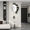 Luxury Wall Clock Living Room Modern Simple Wall Watch Digital Decoration Silent Pendulum Clock Creative Home Decoration