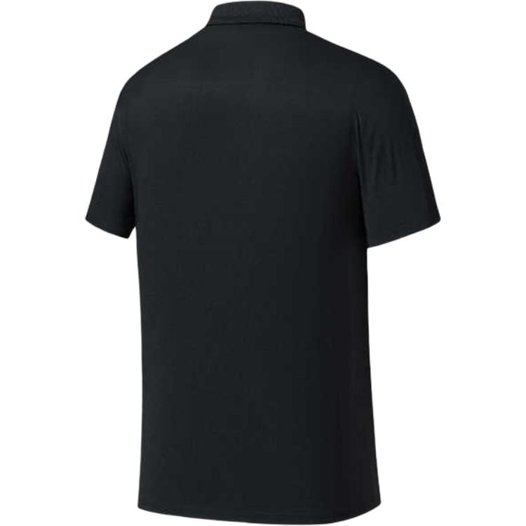 Anta Champion All-Weather Series Solid Color Comfortable Breathable Casual Versatile Short Sleeve Polo Shirt Men Polo Shirts Basic-Black 152520132-4