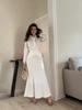 Elegant Summer Women's Two-Piece Casual Set: Breathable European & American Long Skirt for Professional Commuting (2026)