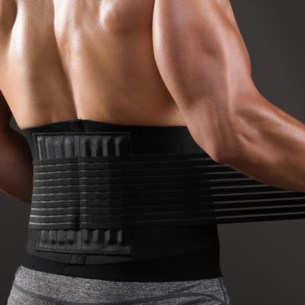 Sports Waist Support Belt With Compression For Gym Cycling Running