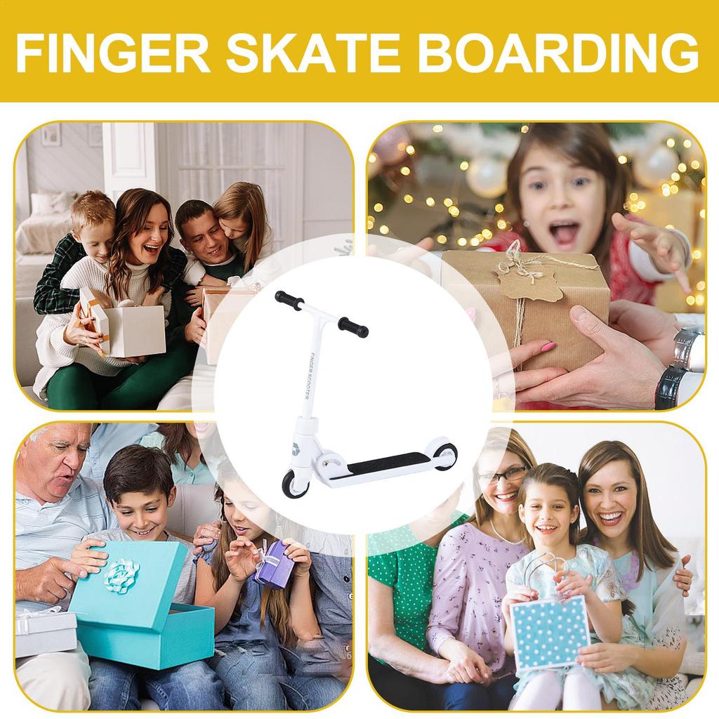 Finger Scooter Foldable T-type Kick Scooter Sensory Finger Movement Fun Fingertip Movement Push Board Exercise Finger